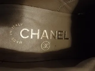 Chanel Scarpe Zeppa Beige