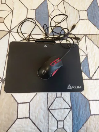 Ratón Gaming MSI y Alfombrilla Klim RGB