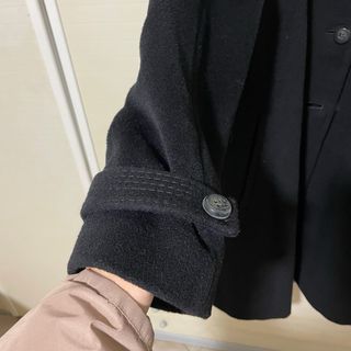 Cappotto Piacenza 100% Lana Nero Donna