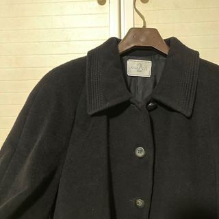 Cappotto Piacenza 100% Lana Nero Donna