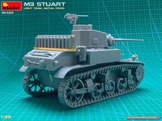 Maqueta M3 Stuart Light Tank. Initial Prod. 1/35