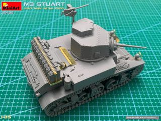 Maqueta M3 Stuart Light Tank. Initial Prod. 1/35