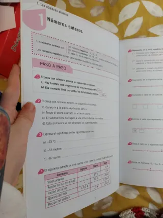 Cuaderno matemáticas 1 ESO.