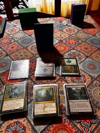 Zimone y Dina Commander MTG Commander con fundas