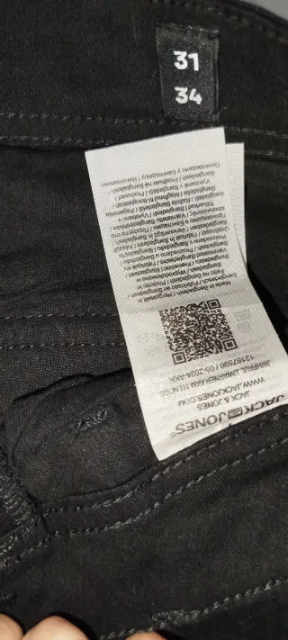 Pantalón cargo Jack&Jones negro Talla M