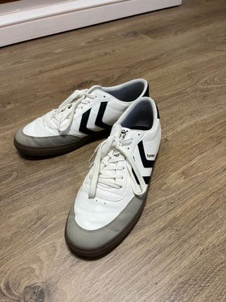 Zapatillas Hummel Talla 43 Blancas y Negras