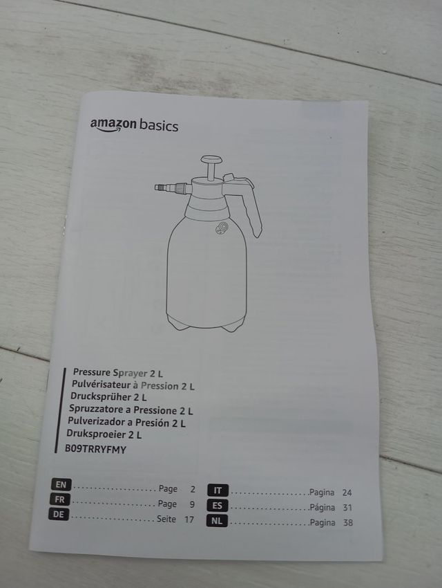 Pulverizador Amazon Basics 2L