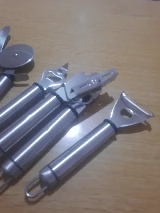 Set Utensili Cucina Acciaio Inox