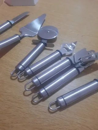 Set Utensili Cucina Acciaio Inox