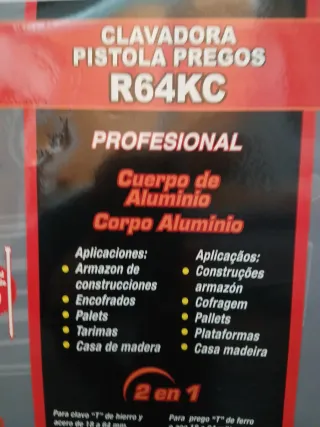 Clavadora Pistola CEVIK PRO R64KC Aluminio