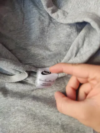 Sudadera Nike Gris Talla XS