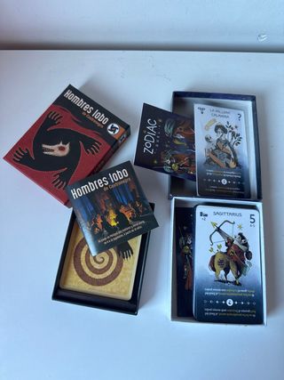 Juegos de mesa Zodiac Duel y Hombres Lobo + QTBMC