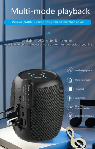 Altavoz Inalámbrico Zealot S53 Negro