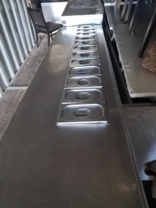 Nevera bajo mostrador acero inoxidable