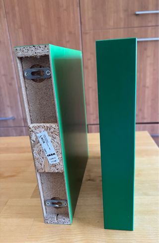 Lote 2 Estanterías LACK Verdes