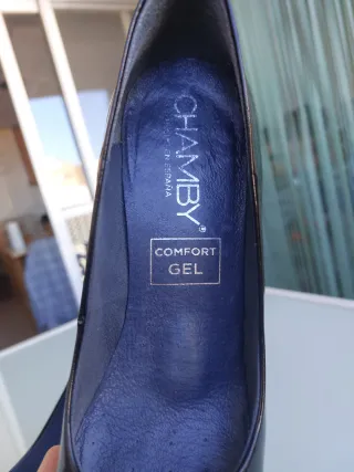 Zapatos de vestir charol Chamby negros