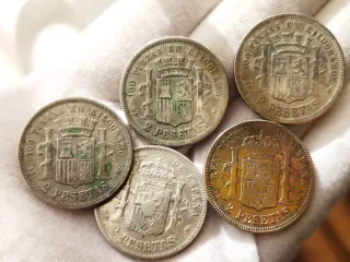 Lote Monedas Plata para inversión. 48,81 gramos.