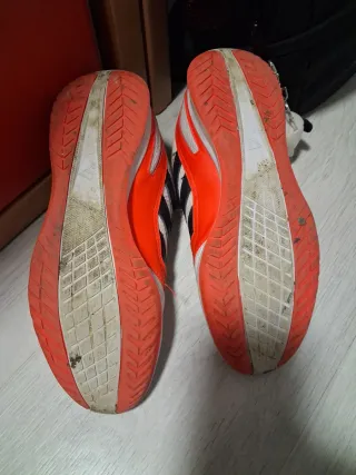 Zapatillas Adidas Fútbol Sala Naranja/Blanco