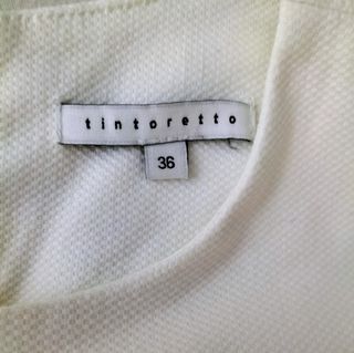Vestido Tintoretto blanco Talla S