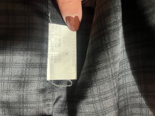 Chaqueta de piel vintage negra