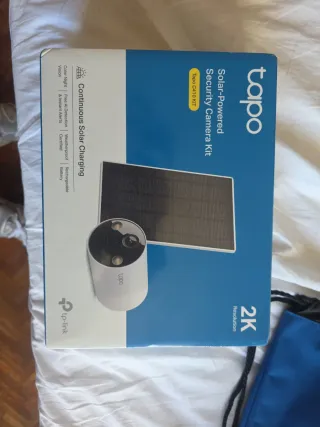 Kit Cámara Seguridad Solar Tapo C410 2K