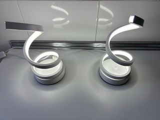 Lámpara LED espiral moderna (10€ unidad)