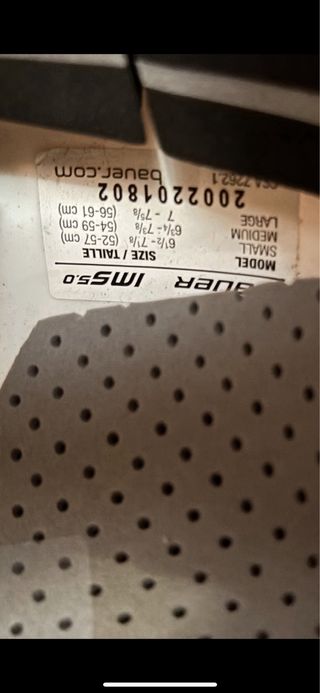 Casco de Hockey Bauer Blanco