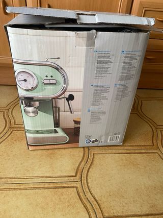 Cafetera Espresso SilverCrest Turquesa 1100W