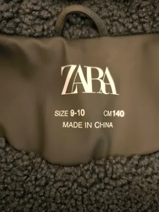 Abrigo niño verde forrado