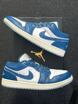 Nike Jordan 1 Low 47 Blu/Bianco