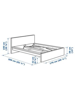 Estructura Cama IKEA MALM Blanca
