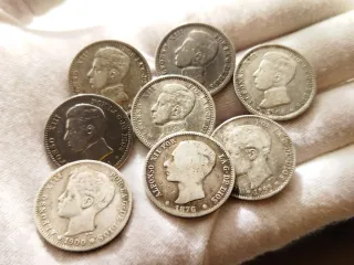 Lote Monedas Plata para inversión. 38,92 gramos