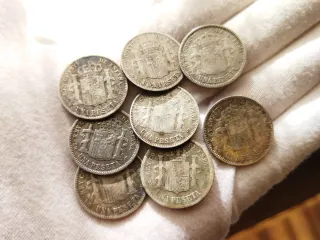 Lote Monedas Plata para inversión. 38,92 gramos