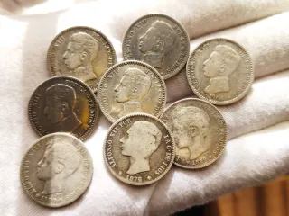 Lote Monedas Plata para inversión. 38,92 gramos