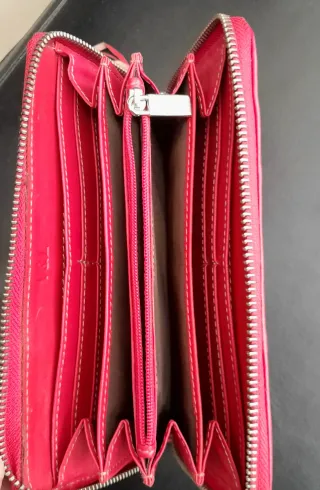 Cartera Victorio & Lucchino Roja y Marrón