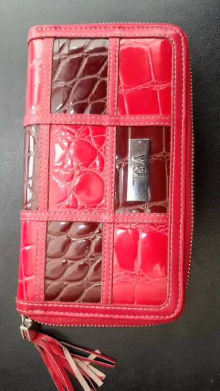 Cartera Victorio & Lucchino Roja y Marrón