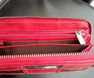 Cartera Victorio & Lucchino Roja y Marrón