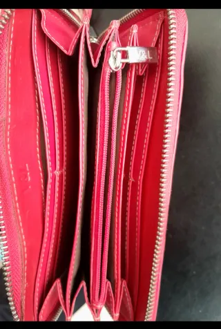 Cartera Victorio & Lucchino Roja y Marrón