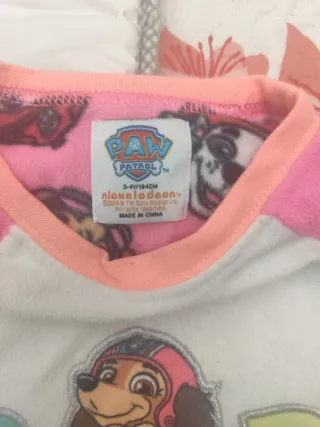 Pijama Patrulla Canina Niña