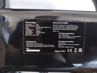 E-Bike plegable U3 ¡COMO NUEVA! Solo 274km