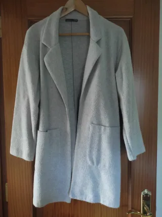 Blazer Zara Gris Claro Talla Única