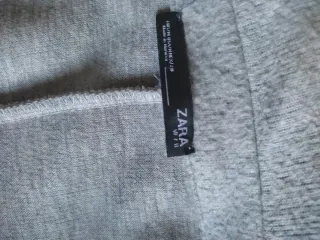 Blazer Zara Gris Claro Talla Única