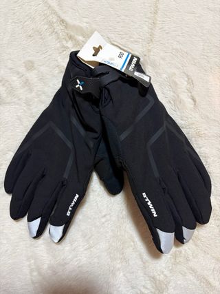 Guantes B'Twin Negros Talla M