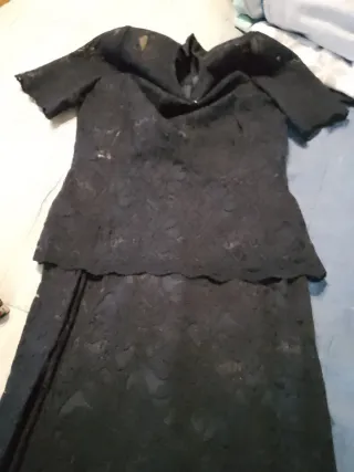 Completo pizzo Luisa Spagnoli nero