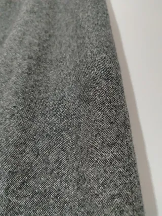 Gonna lunga grigia lana e seta taglia M