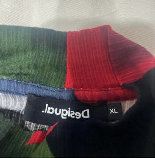 Vestido Desigual Talla XL Estampado Floral