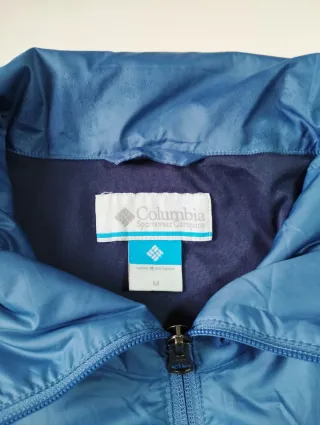 Chaqueta Columbia Mujer Azul Impermeable
