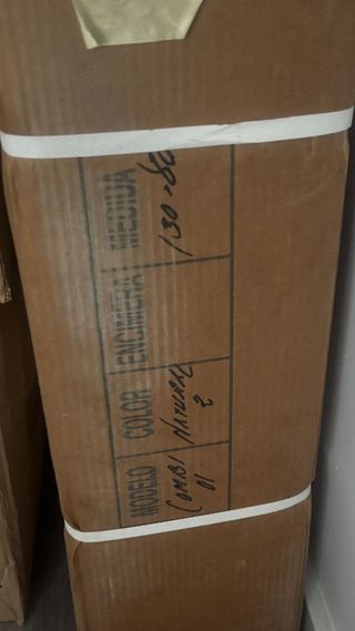 Mesa Cocina Madera Cajón 130x80 Beige