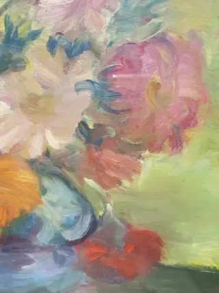 Natura Morta - Olio 1968 Marie-Louise Ogier