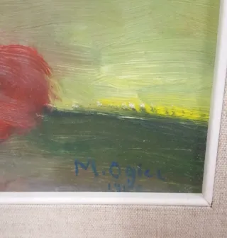 Natura Morta - Olio 1968 Marie-Louise Ogier